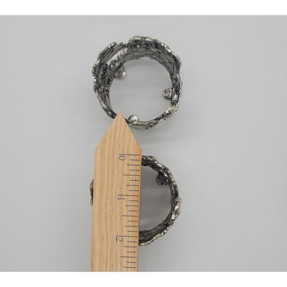 Arthur Court Vintage Silver tone Grapevine & Leaf Votive Holder Set Of 2 yr 2000 - Picture 6 of 9